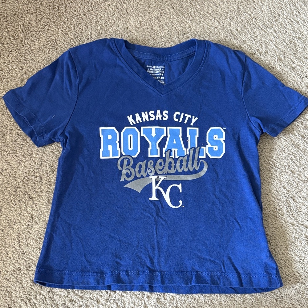 Kansas City Royals Kids Blue T-Shirt Girls 4/5